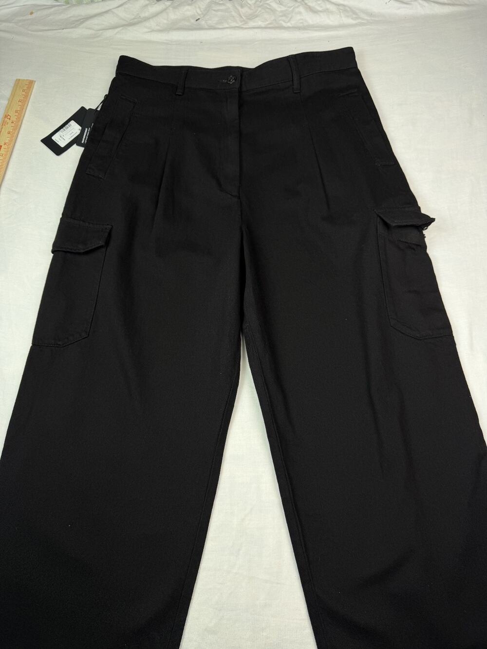 Rag & Bone Featherweight Denim Jeans 34 Black Slim Straight NWT $328